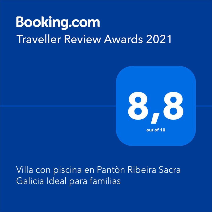 Villa Con Piscina En Panton Ribeira Sacra Galicia Ideal Para Familias Екстериор снимка