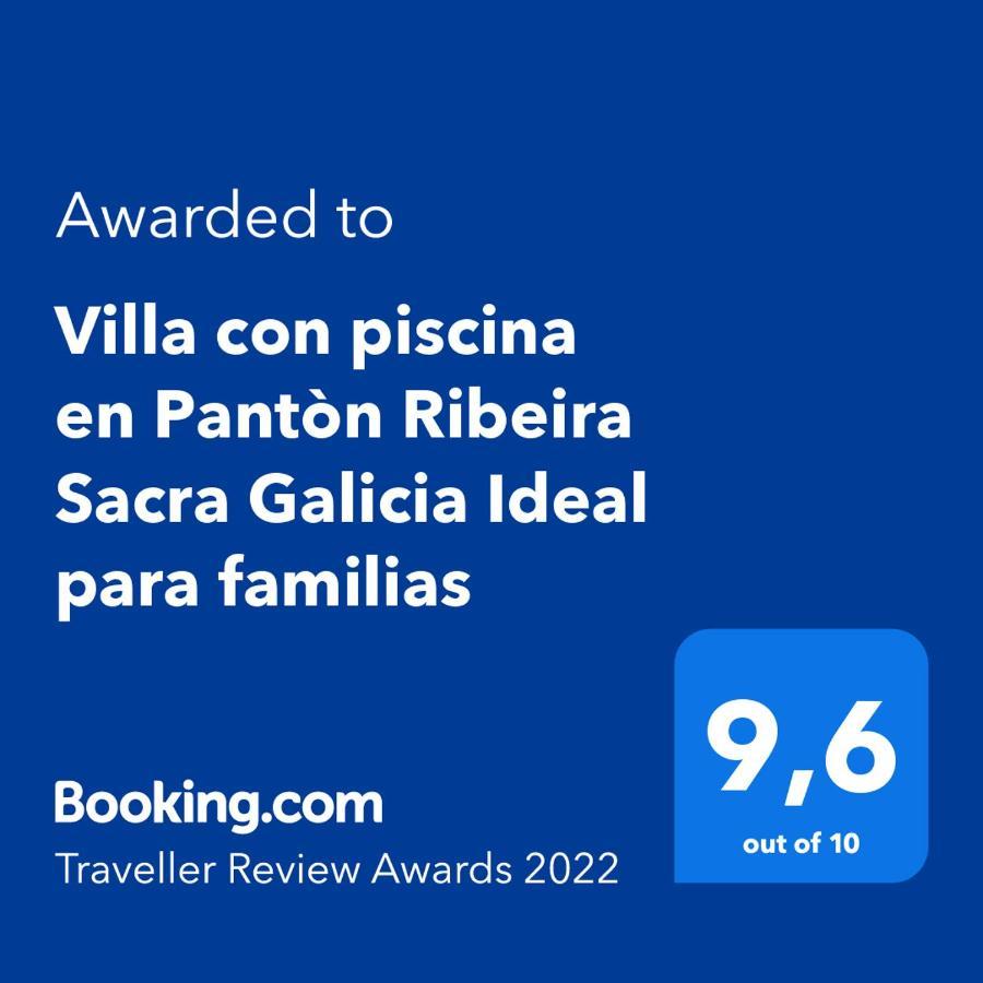 Villa Con Piscina En Panton Ribeira Sacra Galicia Ideal Para Familias Екстериор снимка